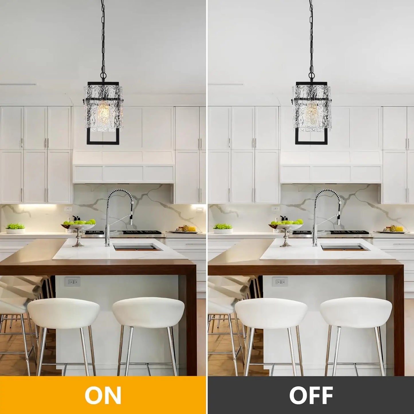Luxury black pendant lighting fixture enhancing a modern interior.
