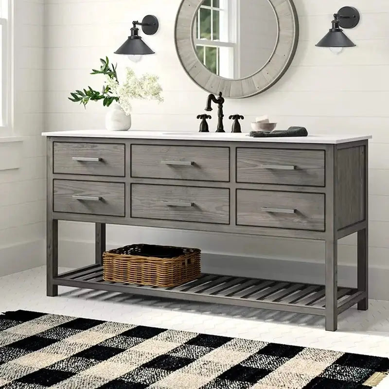 Wall sconce bathroom lighting over a vanity, offering bright and modern illumination for a mirror.