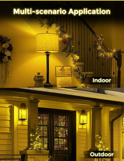 Amber light bulb for indoor and outdoor multi-scene use.